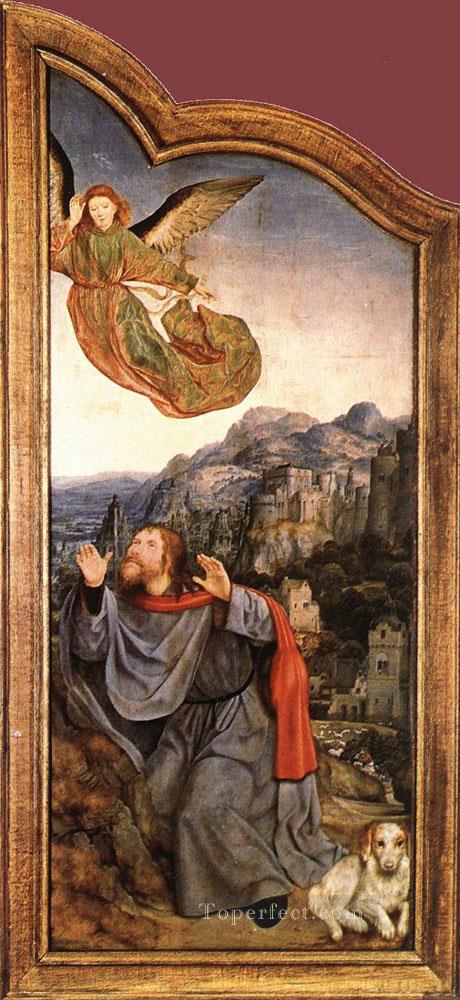聖アンの祭壇画 左翼 クエンティン・マッシス油絵